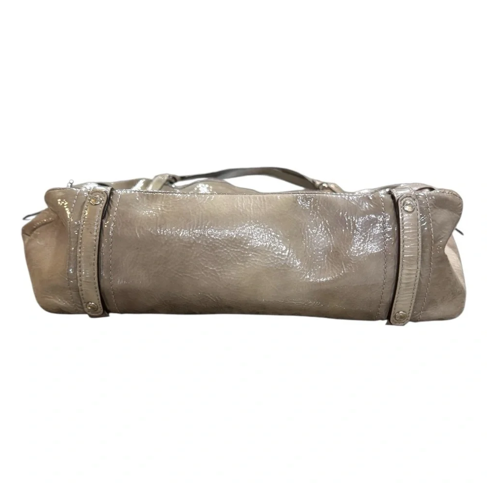 Coach Audrey 17063 Patent Leather Tote Y2K Glazed Leather Silver Hardware
